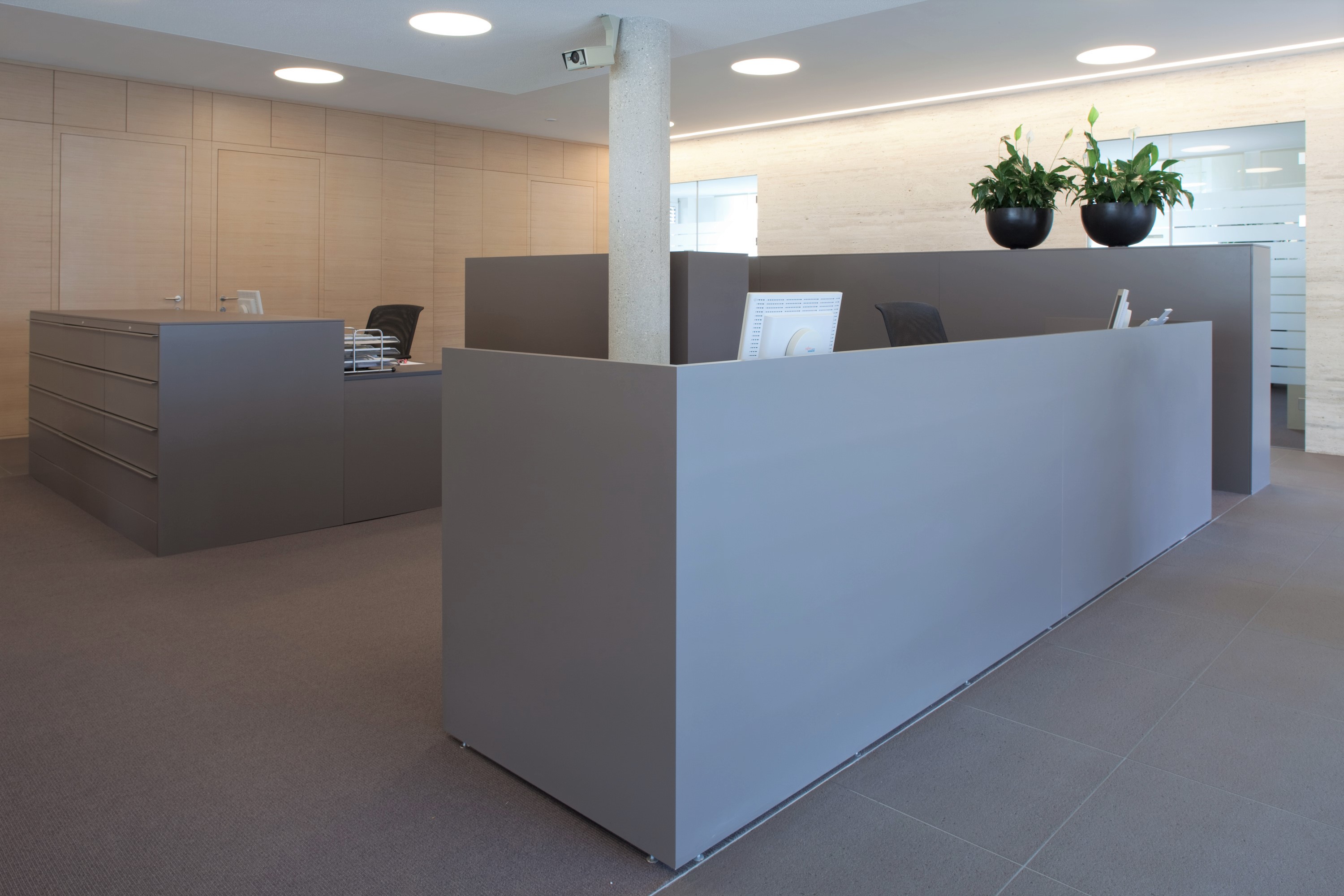 Bank Kundenraum mit Beratung Einrichtungsberatung und Möblierung Tischlerei Lengauer